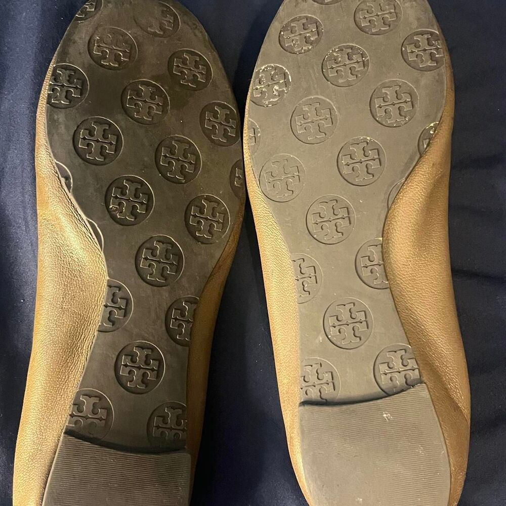 Tory Burch Gold Flats - Picture 5 of 6